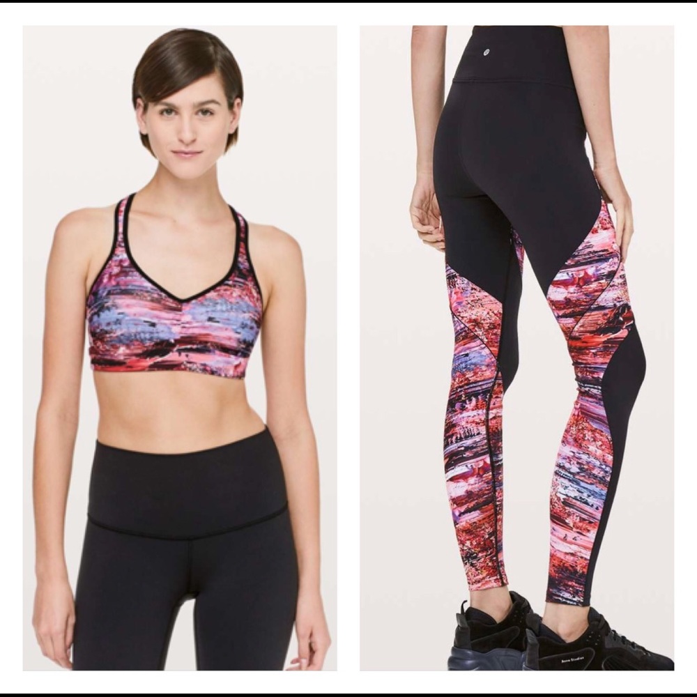 NWT RARE Lululemon Align Speed Up Bra Set Size 4